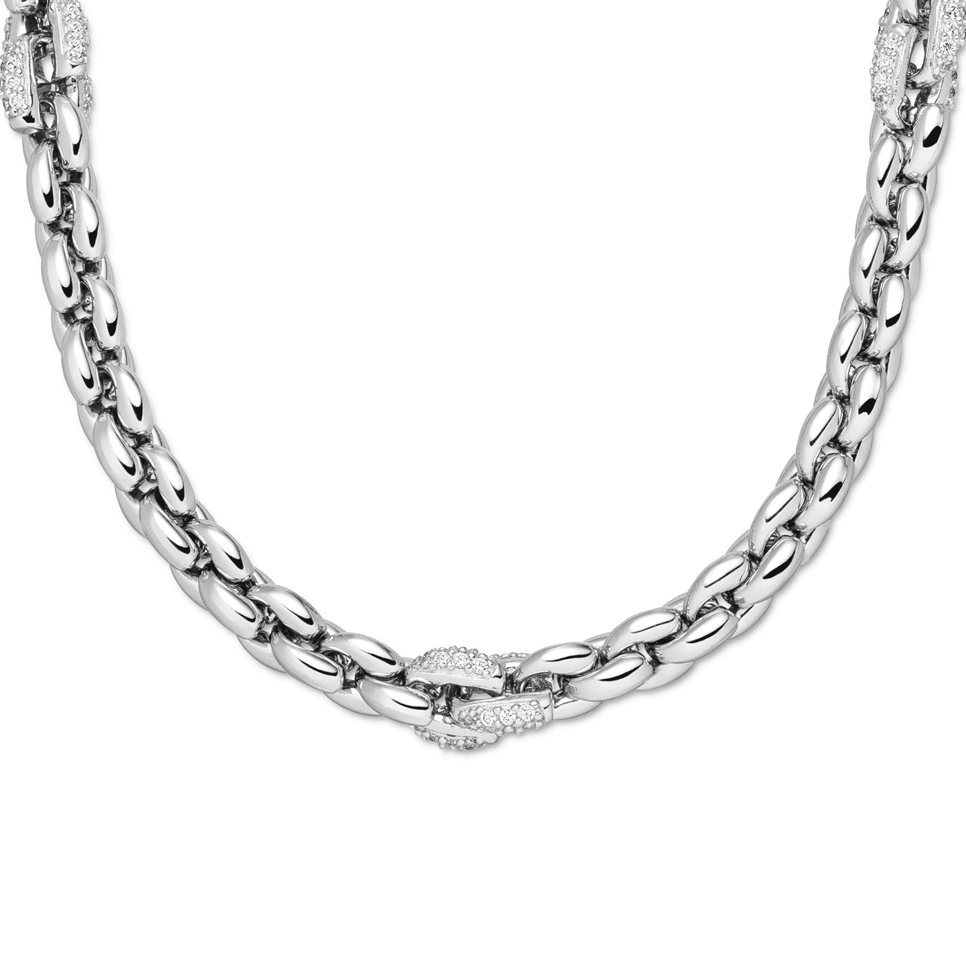 Kette Zirkonia 925er Silber  Kette Zirkonia 925er Silber