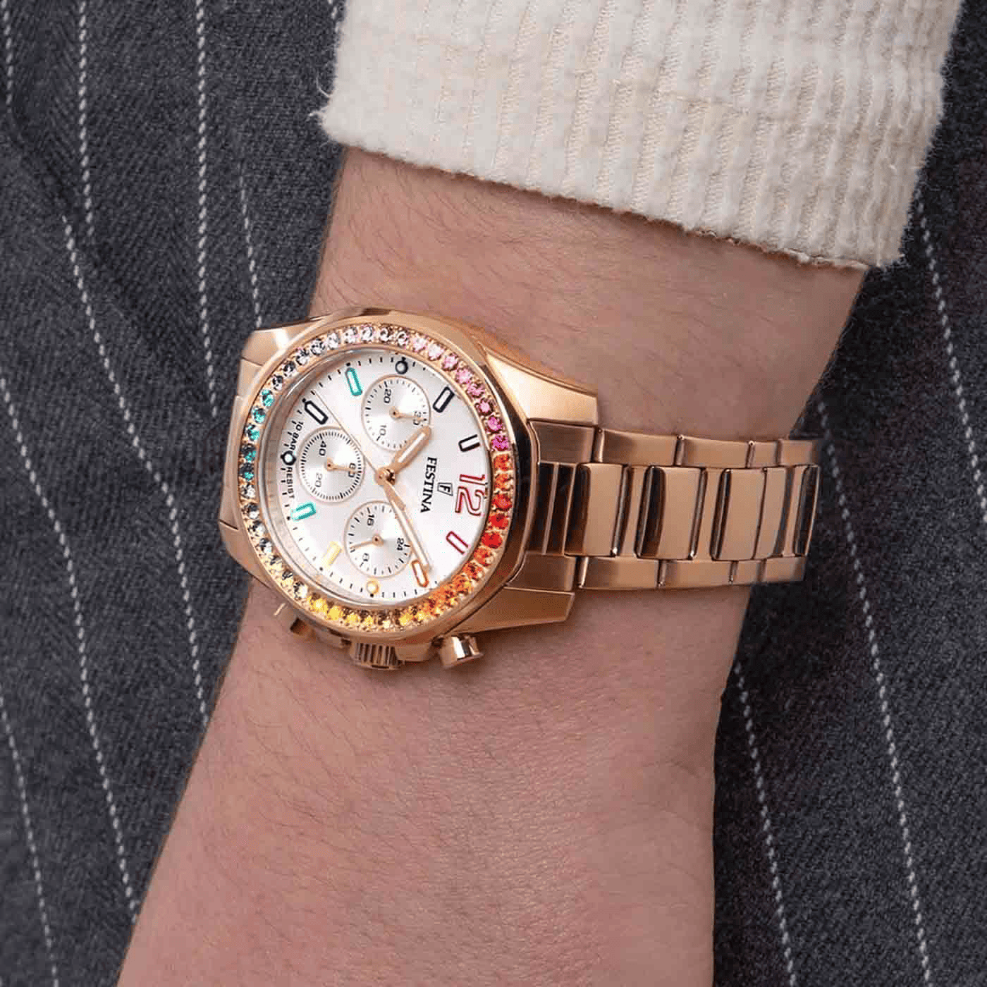 Boyfriend Rainbow Quarz Uhr