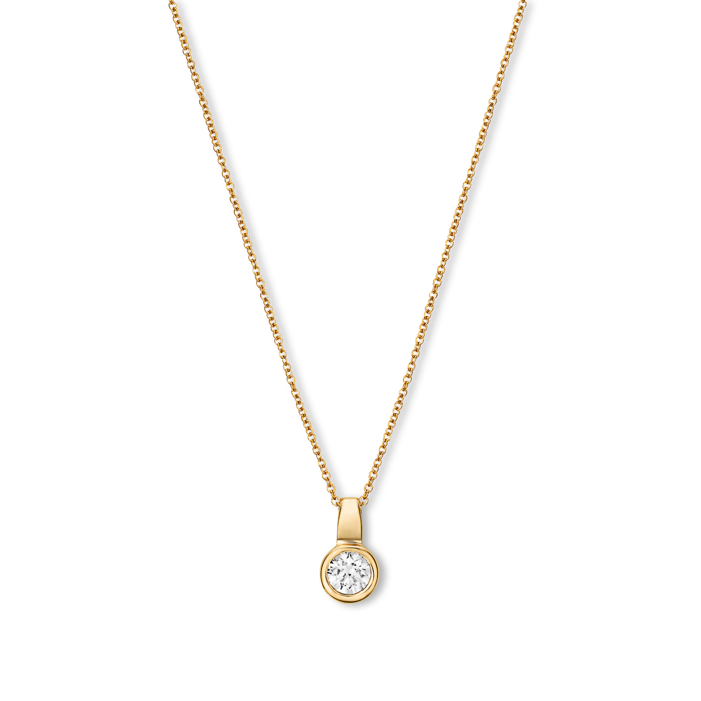 Kette Diamant ca. 0,20 ct. 333er Gelbgold Select Solitär Kette Diamant ca. 0,20 ct. 333er Gelbgold Select Solitär