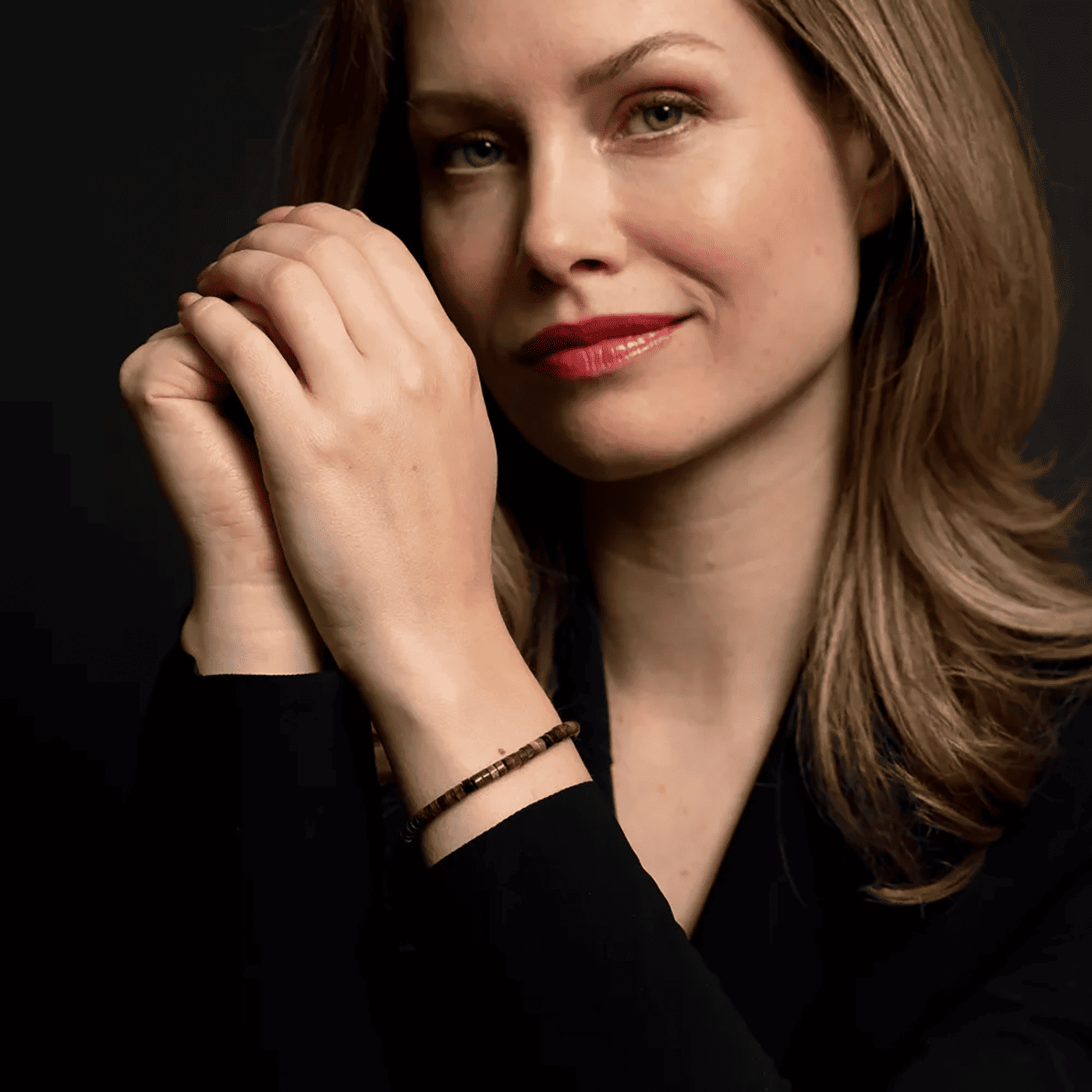 Armband Edelstahl Slices - Tiger Lily