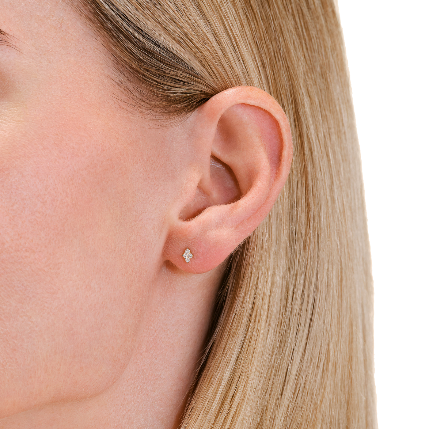 Ohrringe syn. Diamant zus. 0,123ct. 585er Gelbgold Solara Ohrringe syn. Diamant zus. 0,123ct. 585er Gelbgold Solara