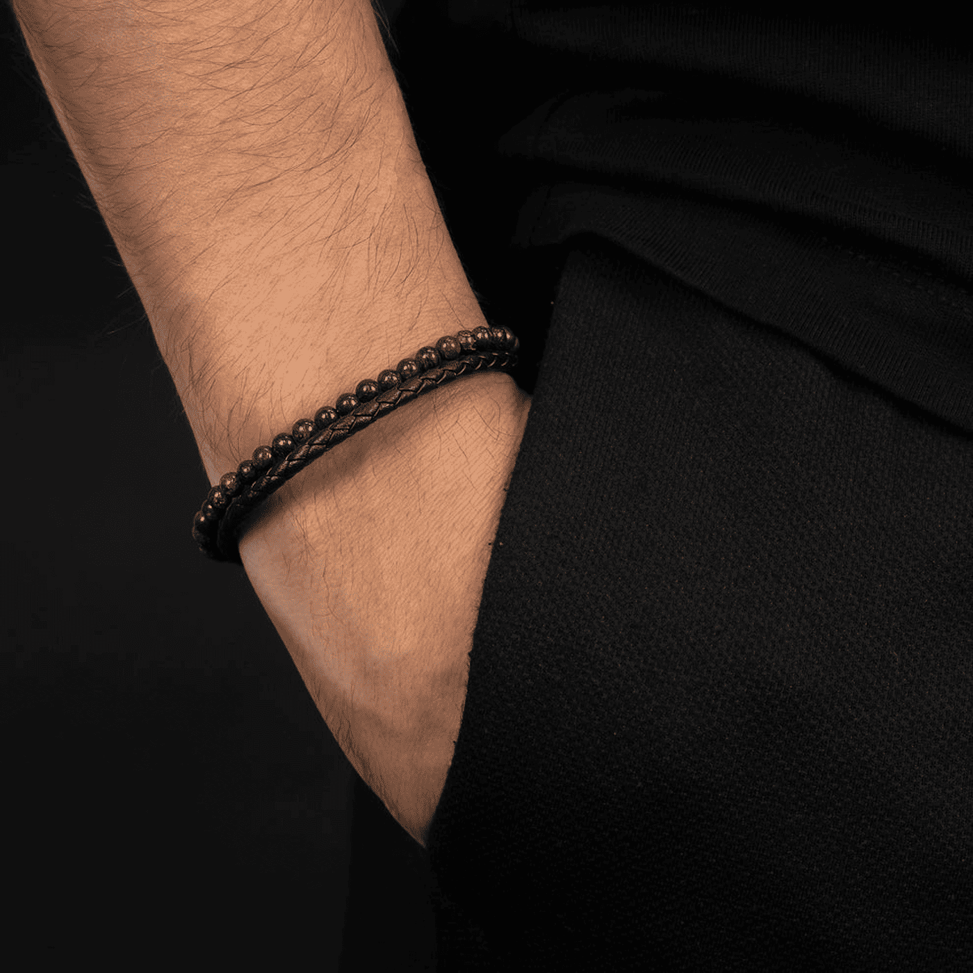 Armband Bronzit Leder Tyler Armband Bronzit Leder Tyler