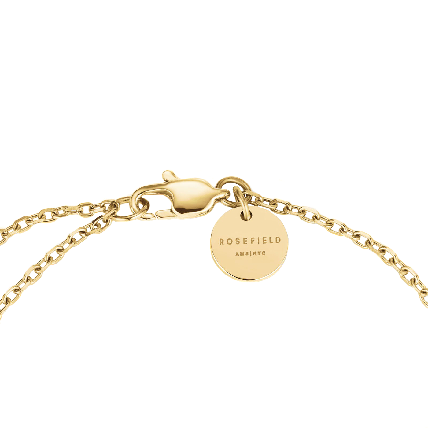 Armband Edelstahl gelb vergoldet Crystal