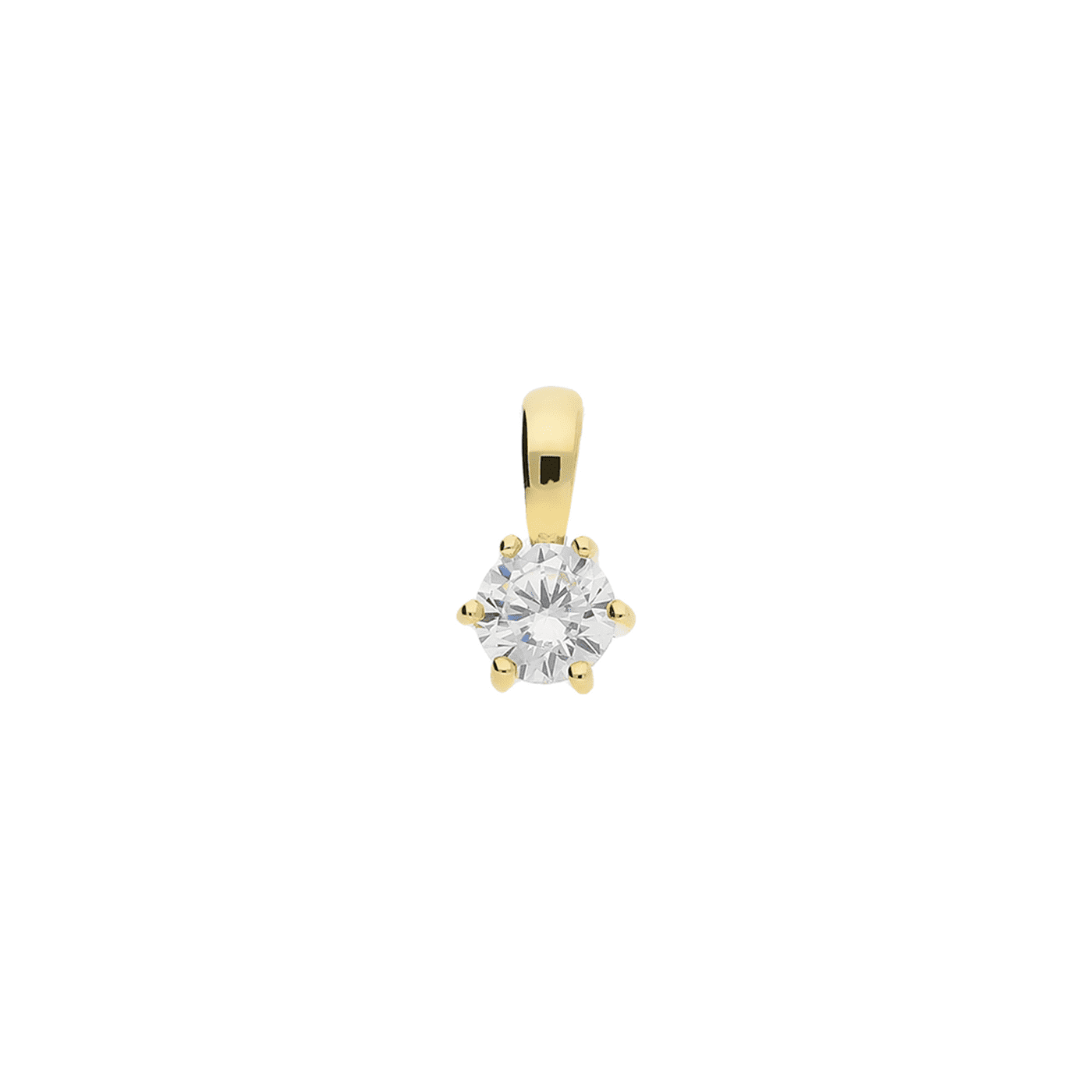 Anhänger Zirkonia 333er Gelbgold  Anhänger Zirkonia 333er Gelbgold