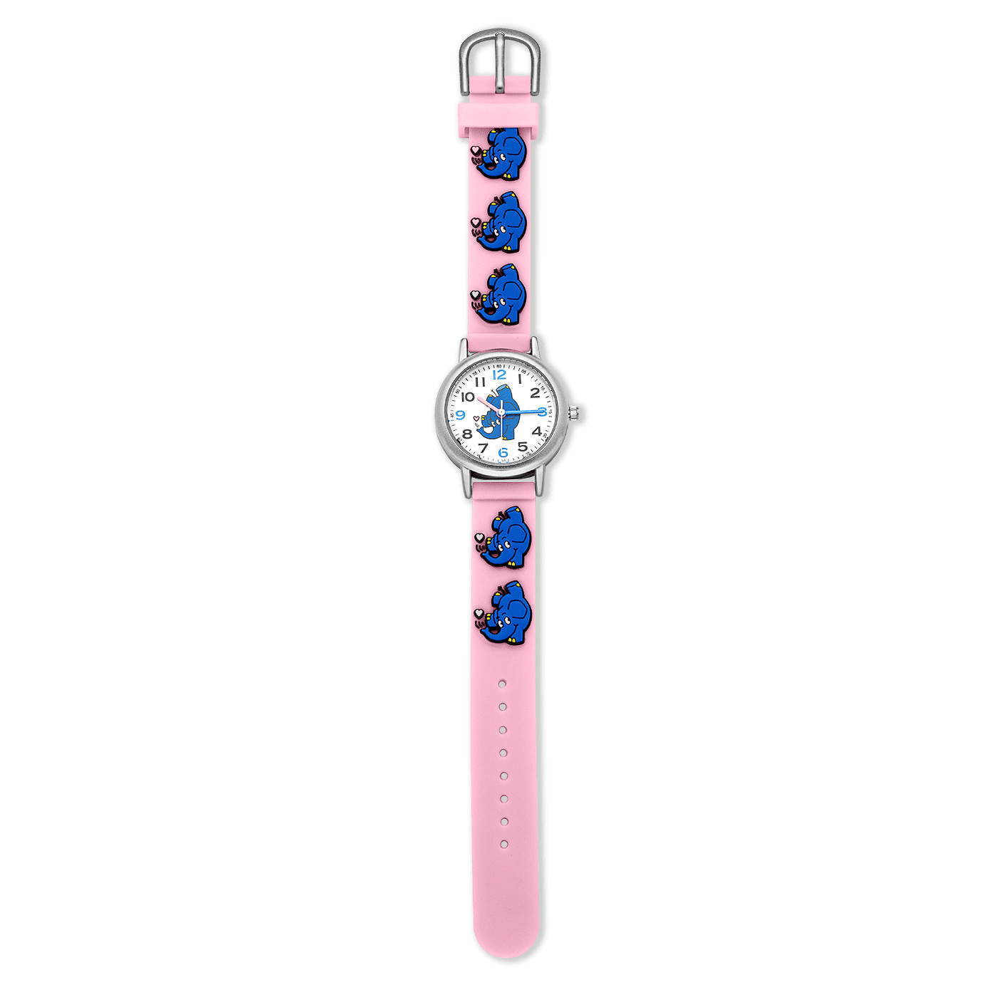 Elefanten 3D Pink Quarz Uhr Elefanten 3D Pink Quarz Uhr