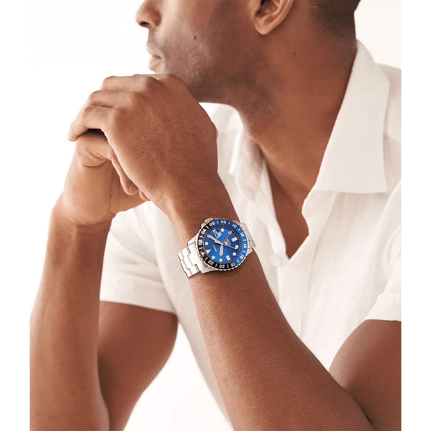 Blue Quarz Uhr Blue Quarz Uhr