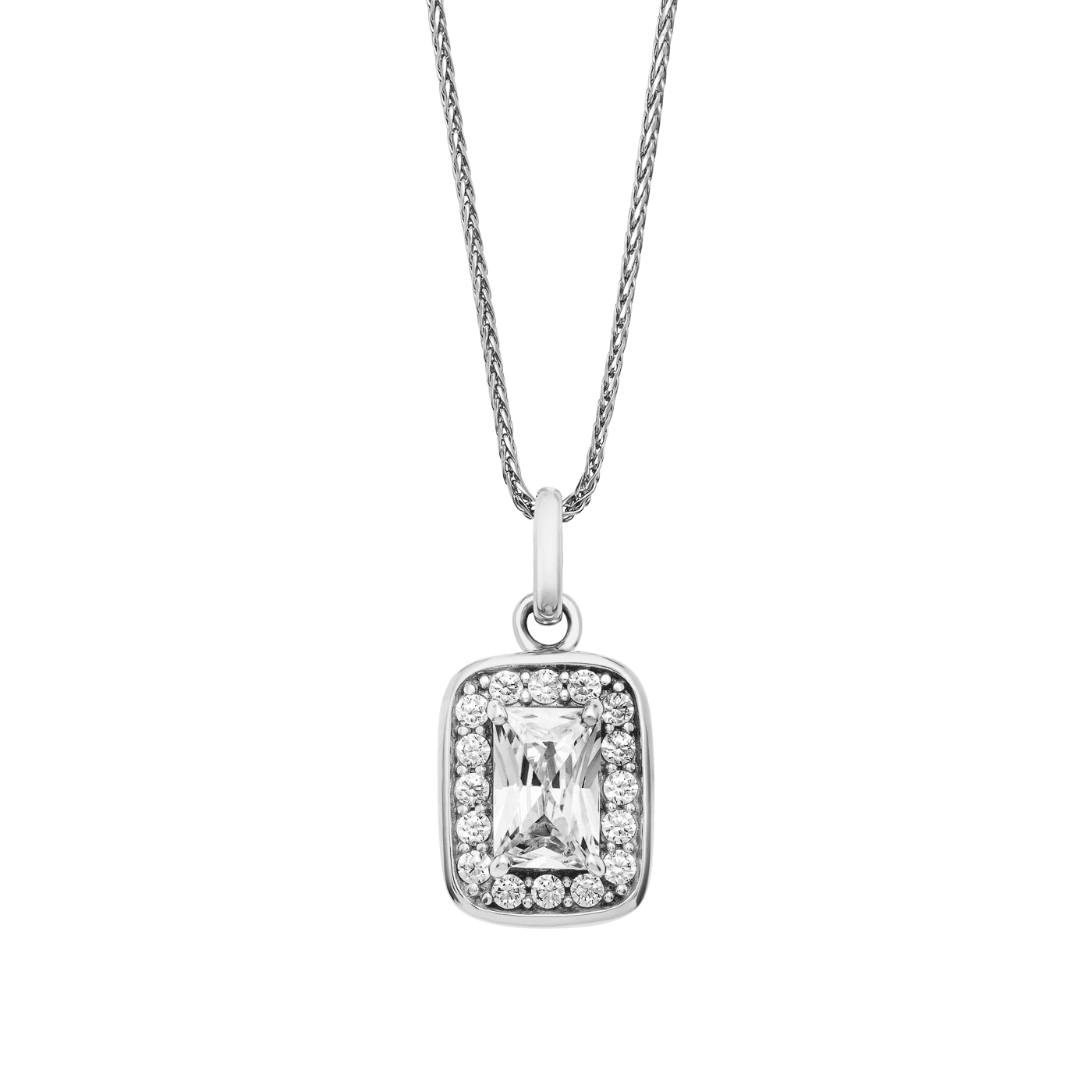 Kette Zirkonia 333er Weißgold  Kette Zirkonia 333er Weißgold