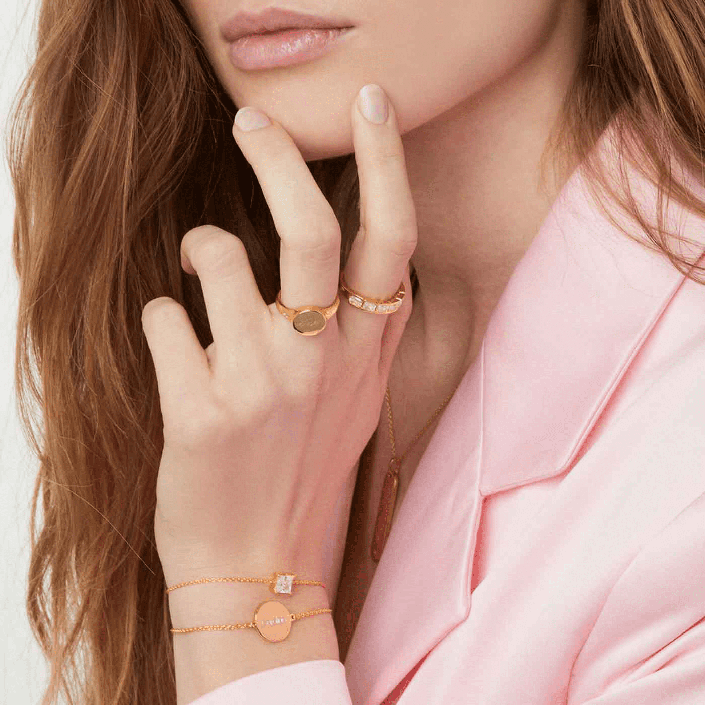 Armband 925er Silber gelb vergoldet Ellera