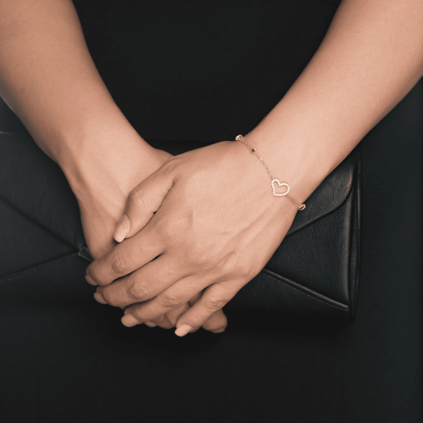 Armband Zirkonia 375er Gelbgold 