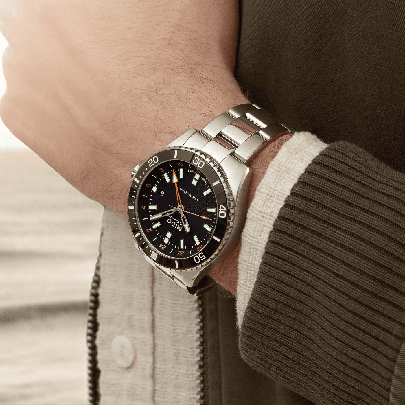 Ocean Star GMT Automatik Uhr