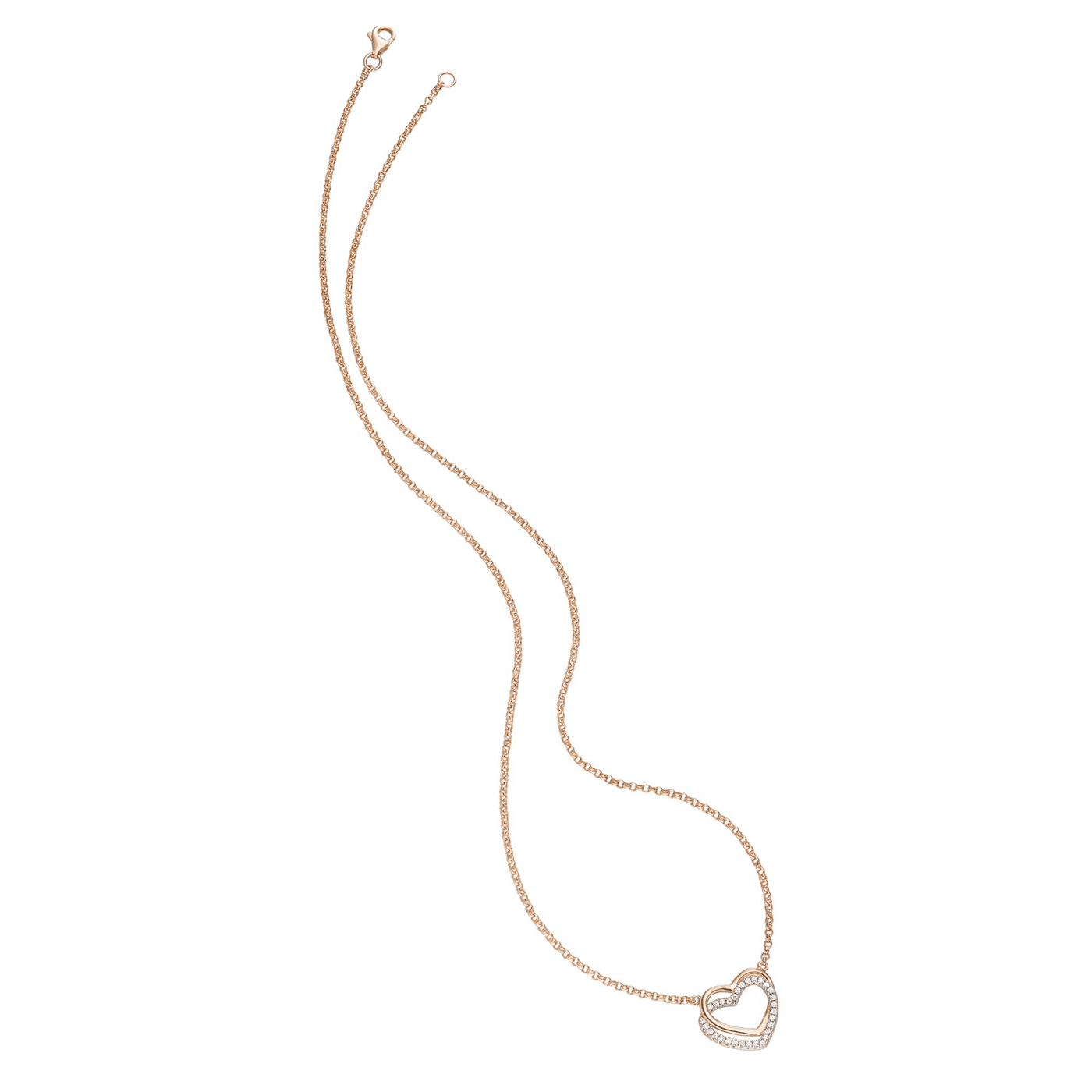 Kette Zirkonia 925er bicolor