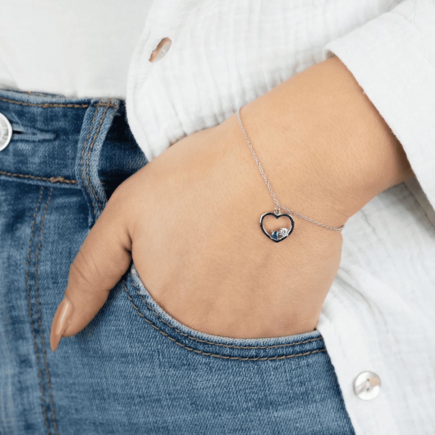 Armband 925er Silber Yin Yang