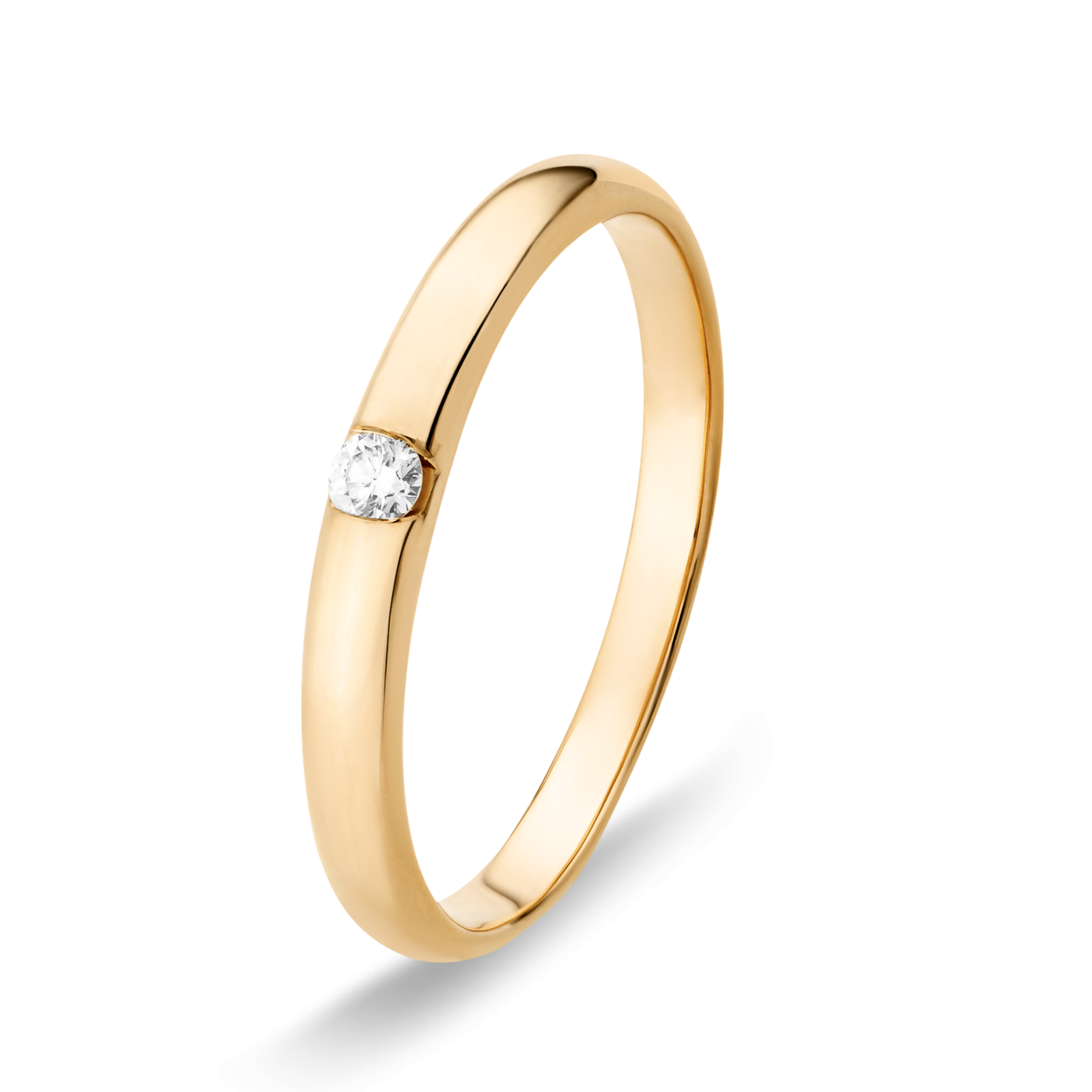 Ring Diamant ca. 0,05 ct. 333er Gelbgold Select Solitär Ring Diamant ca. 0,05 ct. 333er Gelbgold Select Solitär