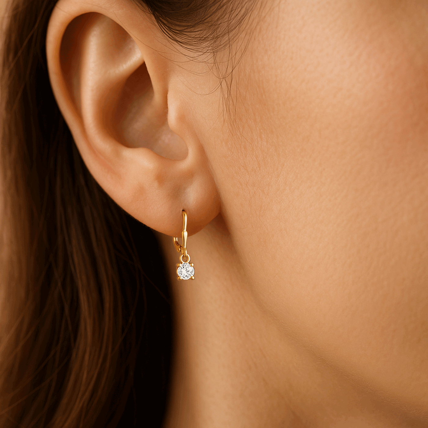 Ohrringe Zirkonia 333er Gelbgold Ohrringe Zirkonia 333er Gelbgold