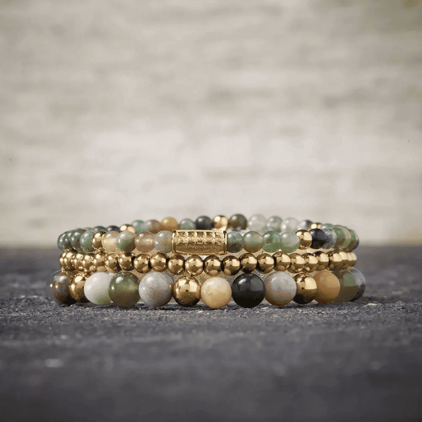 Armband Edelstahl gelb vergoldet Indian Summer