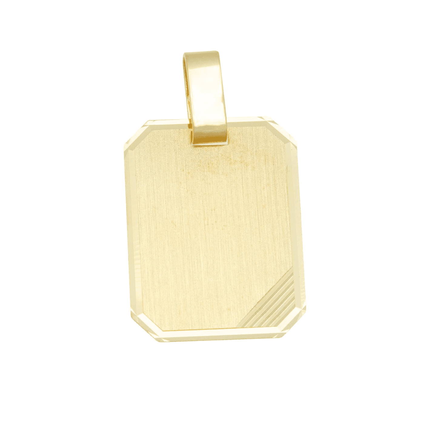 Gravurplatte 333er Gelbgold  Gravurplatte 333er Gelbgold