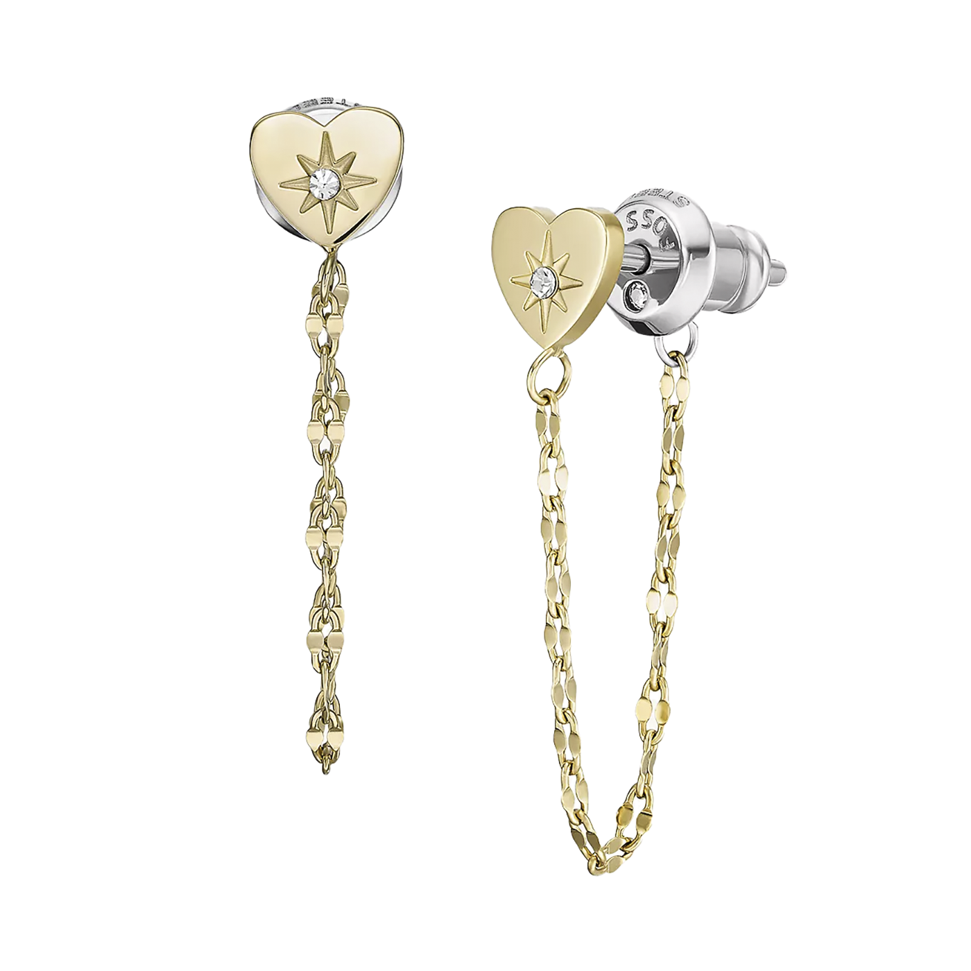 Ohrringe Edelstahl gelb vergoldet Jewelry Ohrringe Edelstahl gelb vergoldet Jewelry