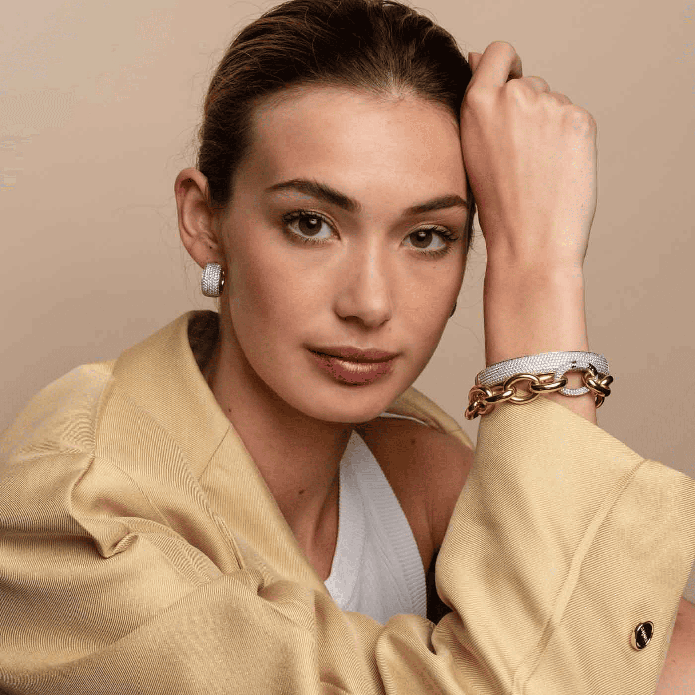 Armband 925er Silber bicolor Timeless Energy