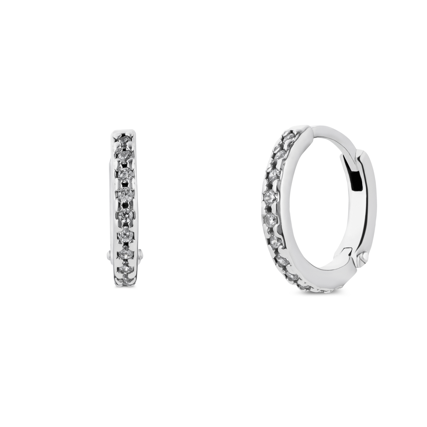 Creolen Zirkonia 925er Silber Creolen Zirkonia 925er Silber