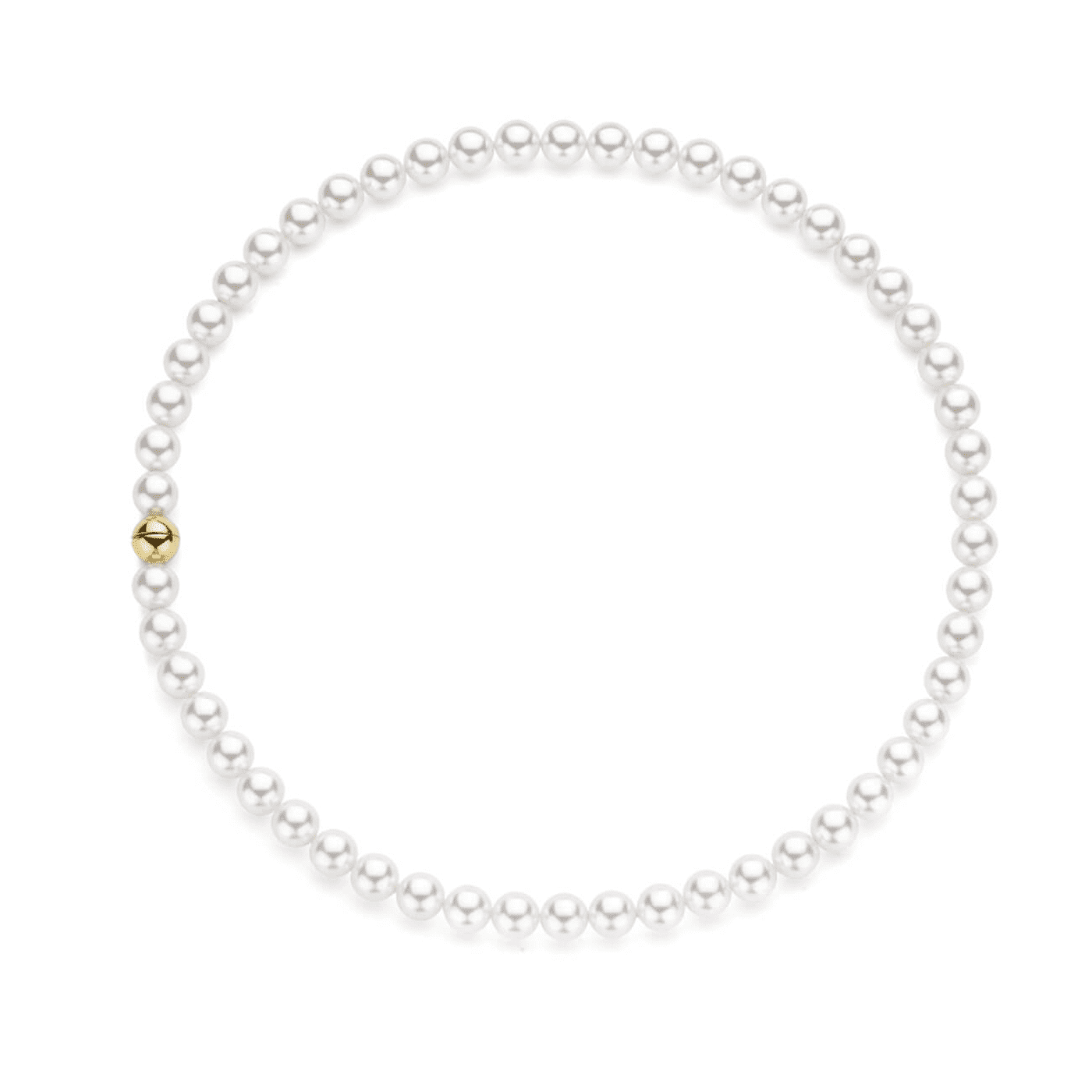 Kette Perlmutt 925er Silber bicolor