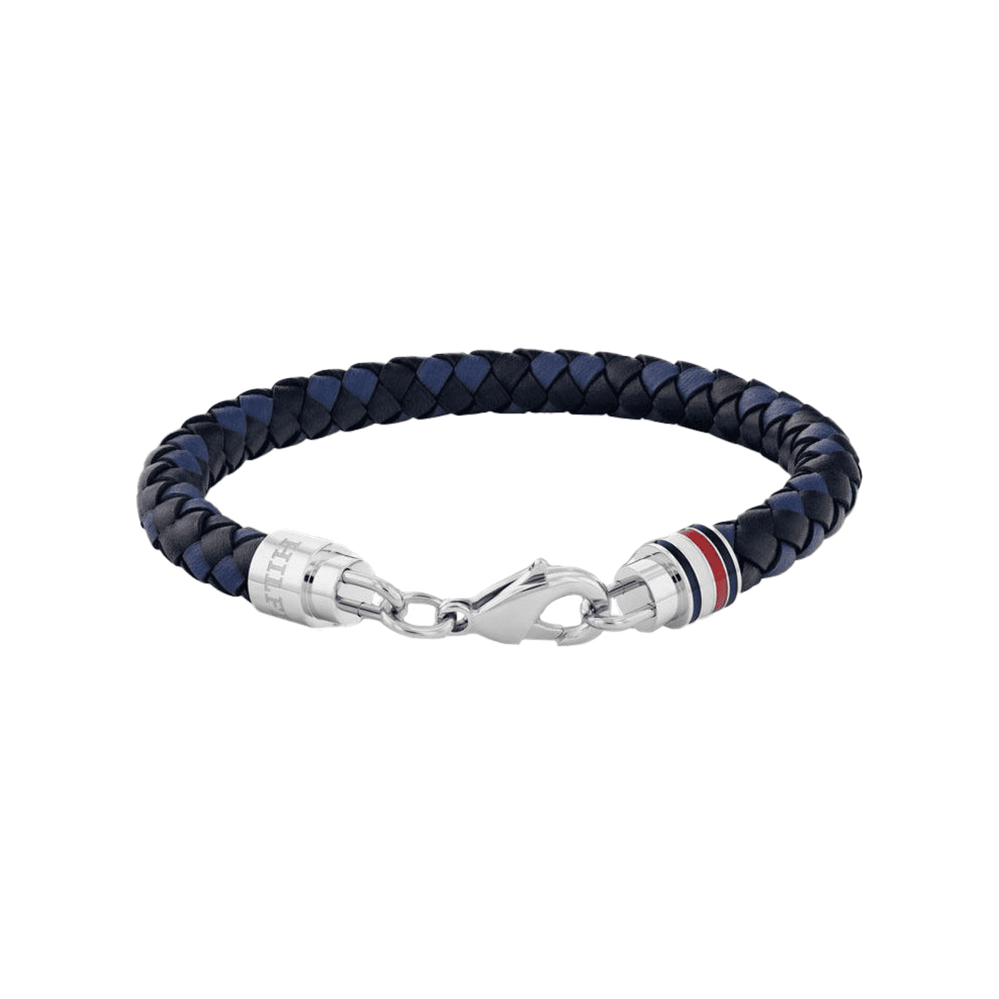 Armband Leder silber Tyson