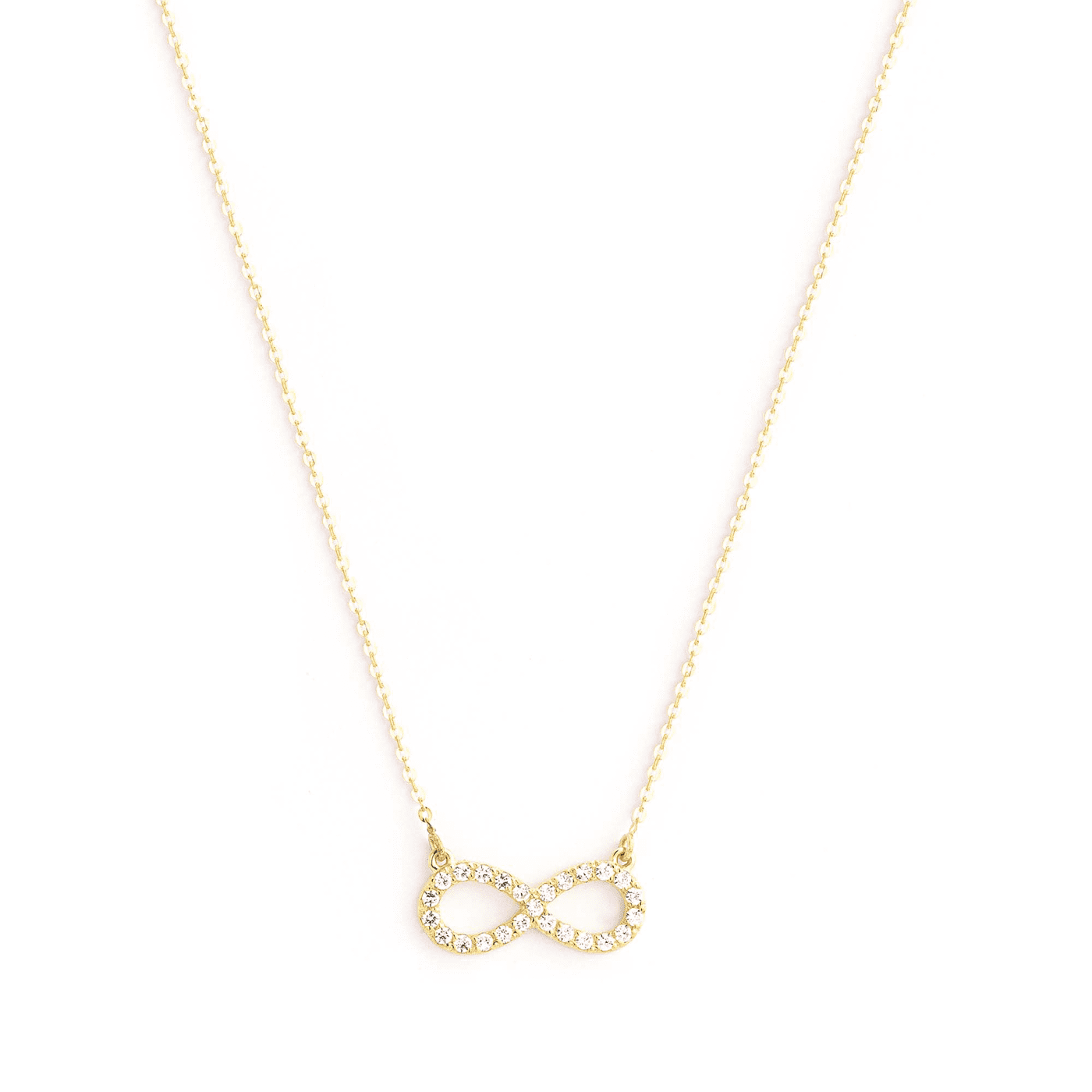 Kette Zirkonia 375er Gelbgold  Kette Zirkonia 375er Gelbgold