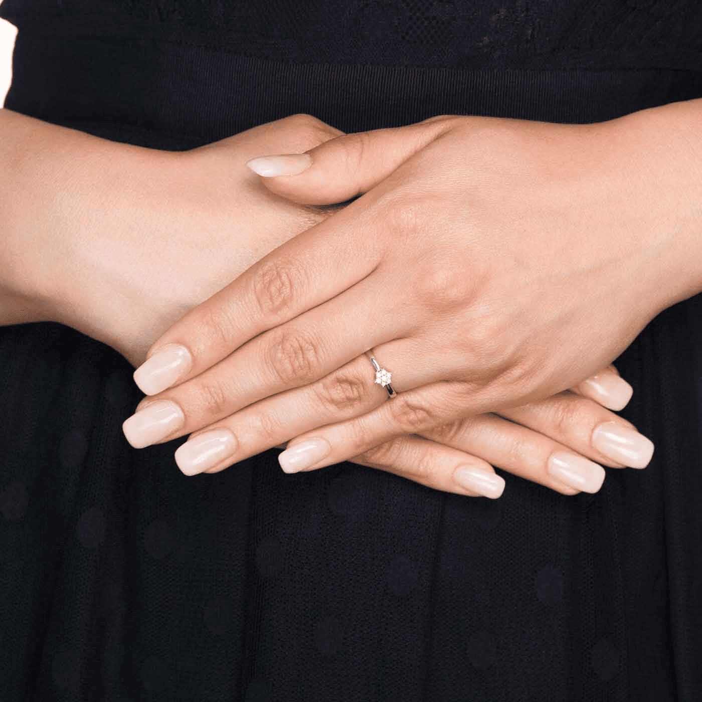 Ring Diamant zus. ca. 0,10 ct. 333er Gelbgold Heide