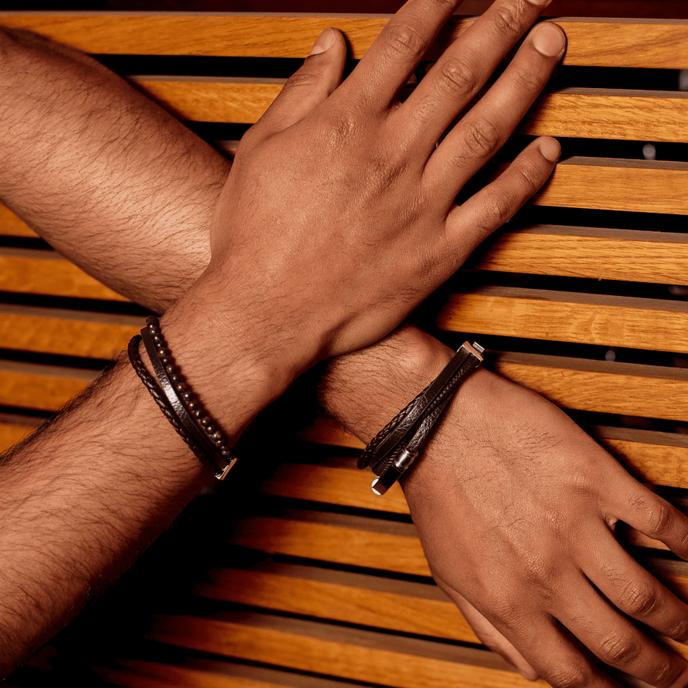 Lederarmband braun Felix Lederarmband braun Felix