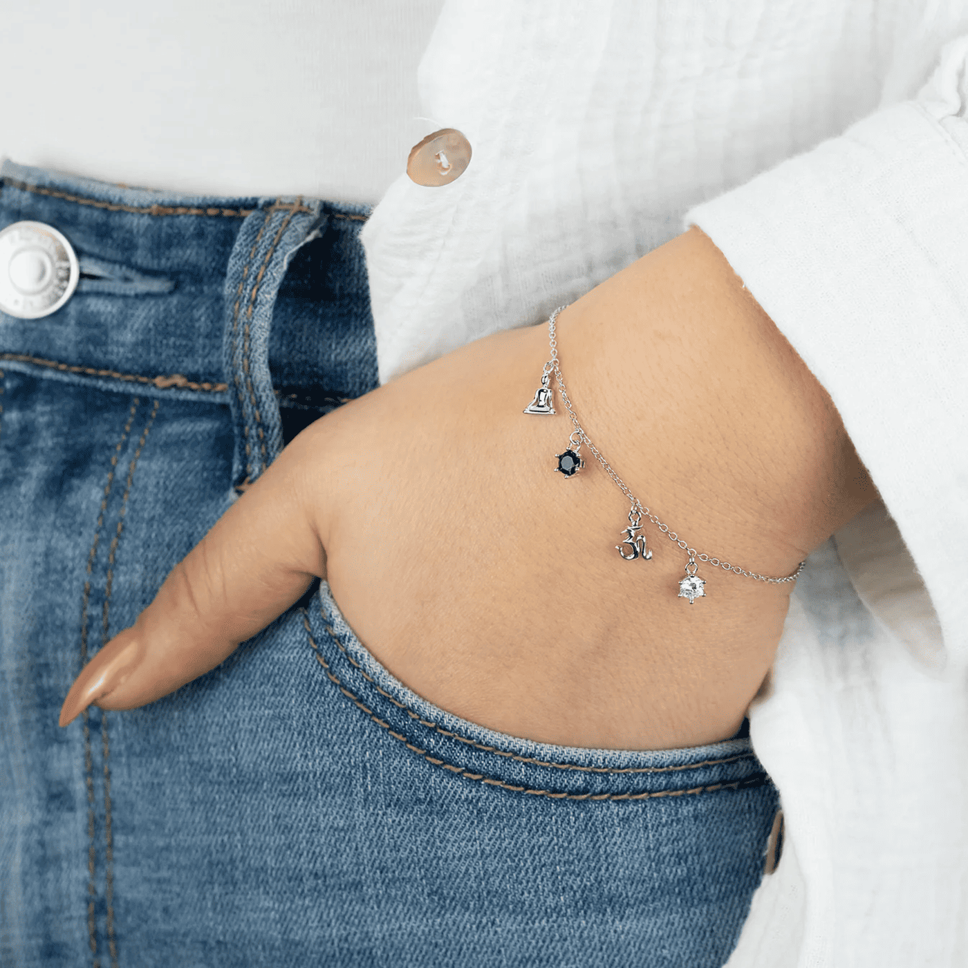 Armband 925er Silber Yin Yang Armband 925er Silber Yin Yang