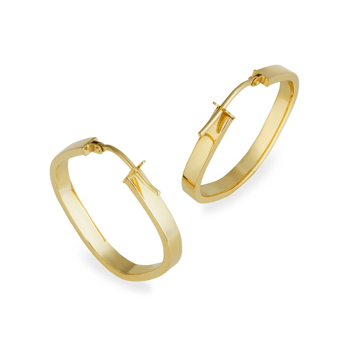 Creolen 375er Gelbgold 4-Zimmer-Wohnung