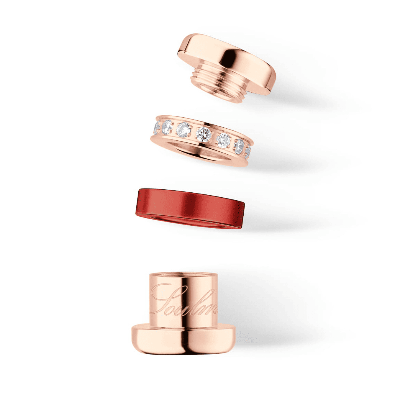 Charm Edelstahl rosé vergoldet Arctic Symphony Charm Edelstahl rosé vergoldet Arctic Symphony