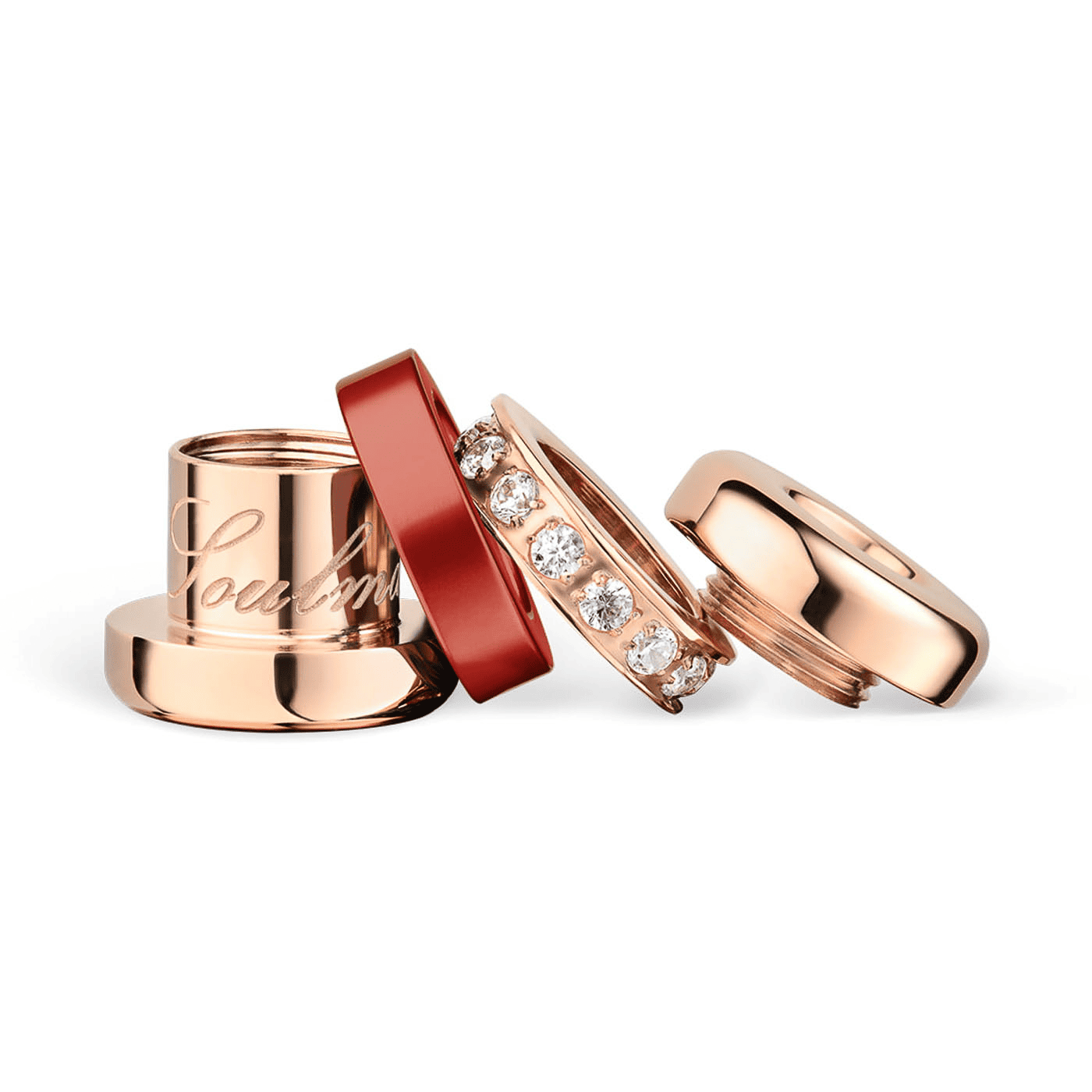 Charm Edelstahl rosé vergoldet Arctic Symphony Charm Edelstahl rosé vergoldet Arctic Symphony