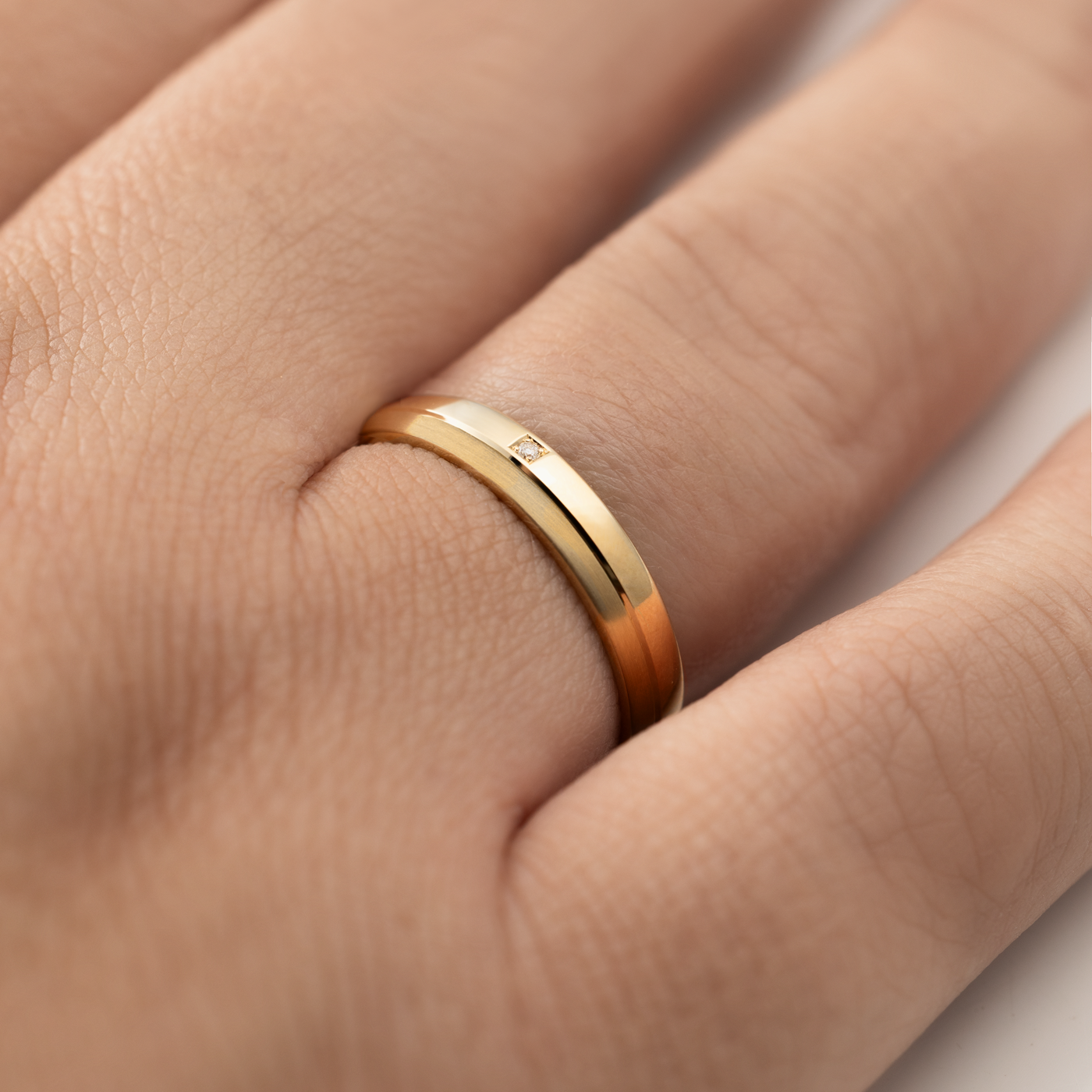 Trauring ca. 0,005 ct. 585er Gelbgold Kapstadt Trauring ca. 0,005 ct. 585er Gelbgold Kapstadt