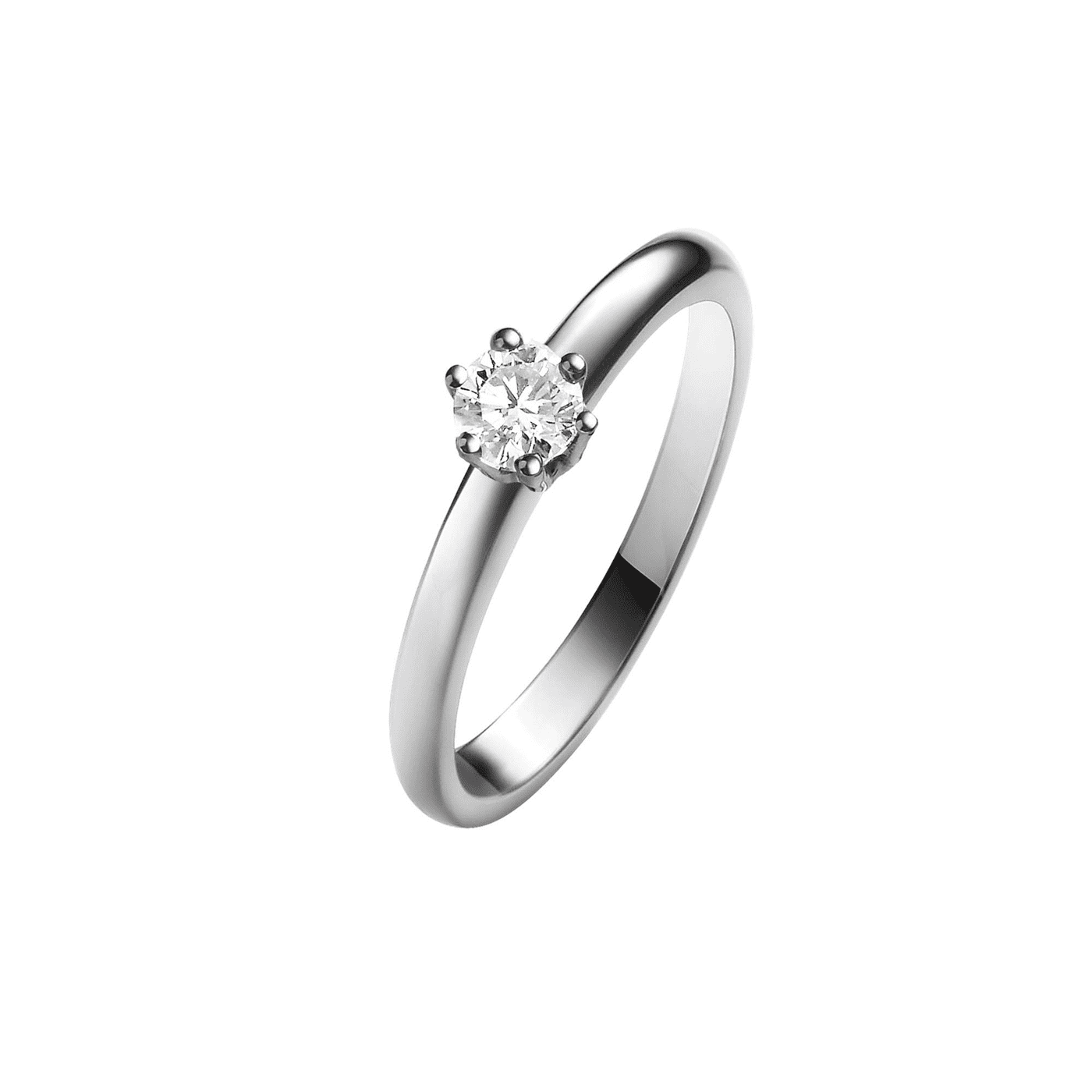 Ring Diamant ca. 0,17 ct. 585er Weißgold Love Ring Diamant ca. 0,17 ct. 585er Weißgold Love