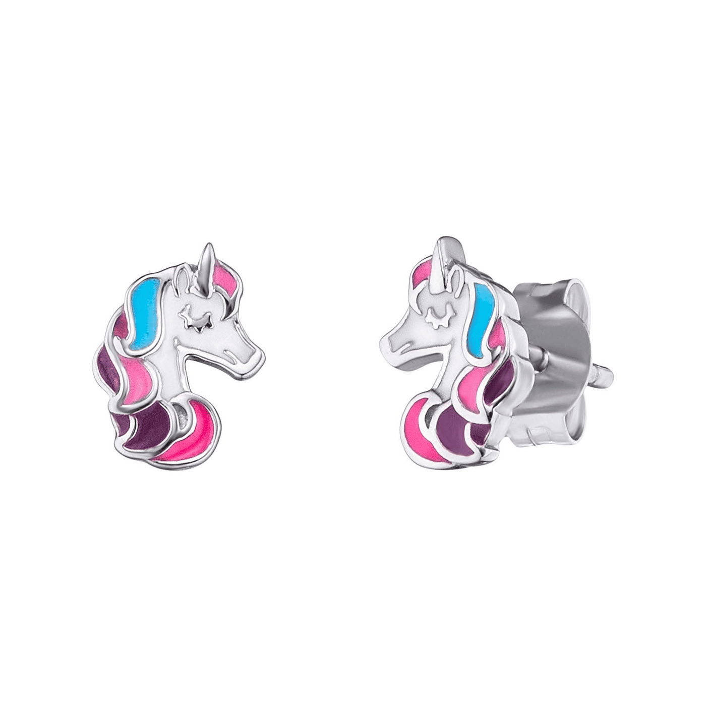 Ohrringe 925er Silber Einhorn