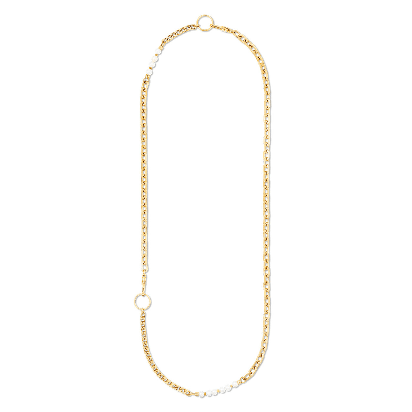 Edelstahlkette gelb vergoldet Edelstahlkette gelb vergoldet