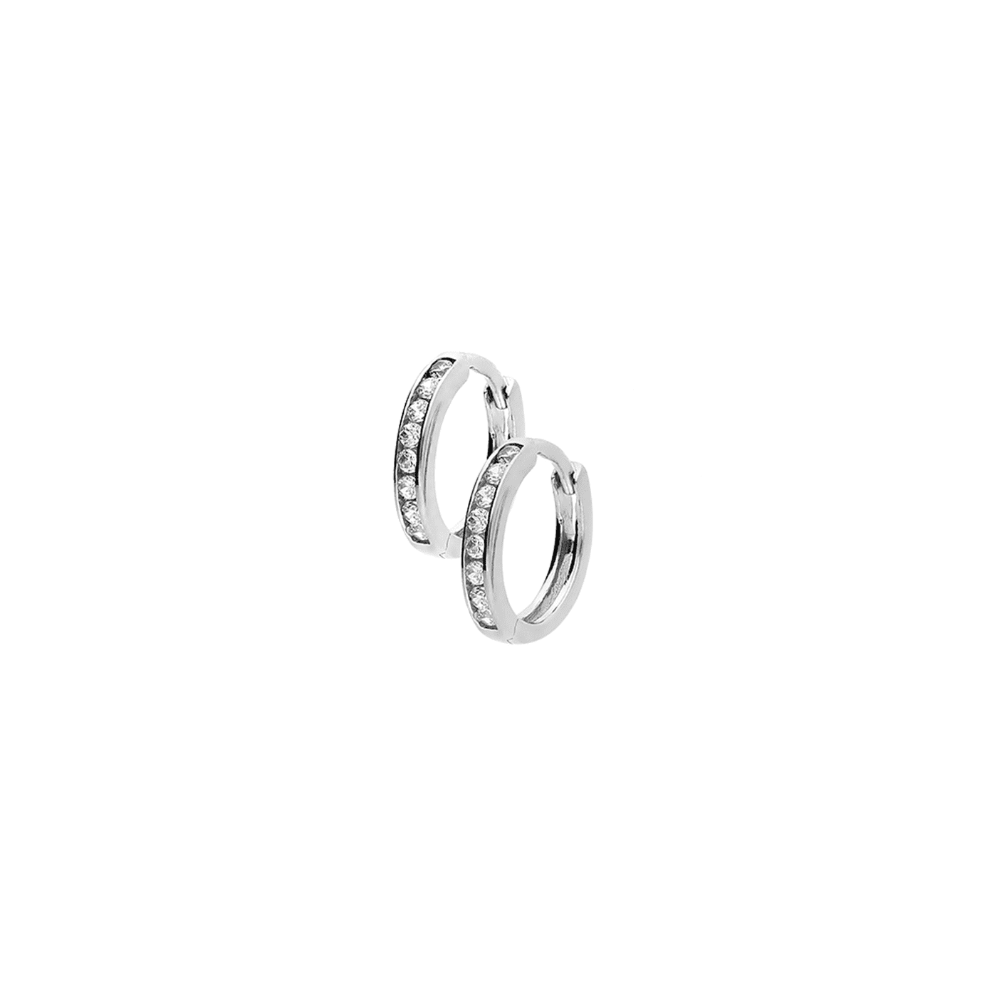 Ohrringe Zirkonia 333er Weißgold  Ohrringe Zirkonia 333er Weißgold