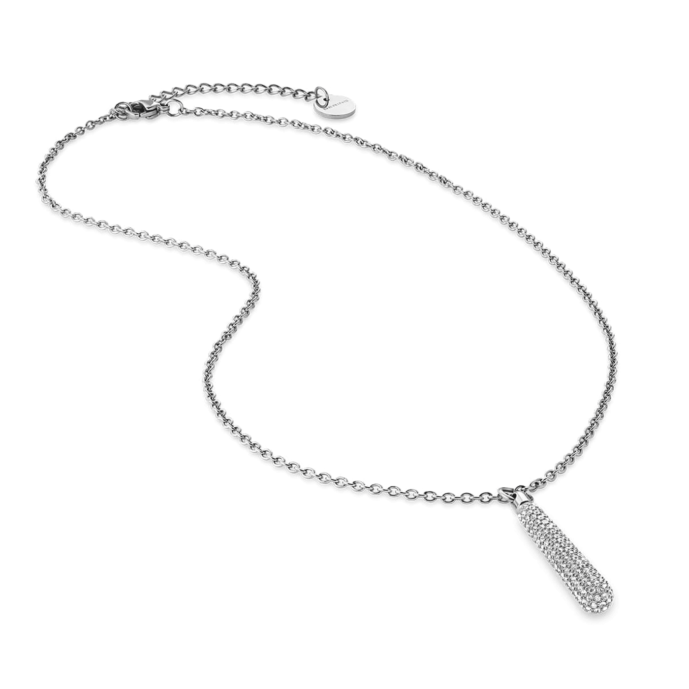 Kette Glasstein Edelstahl Arctic Symphony