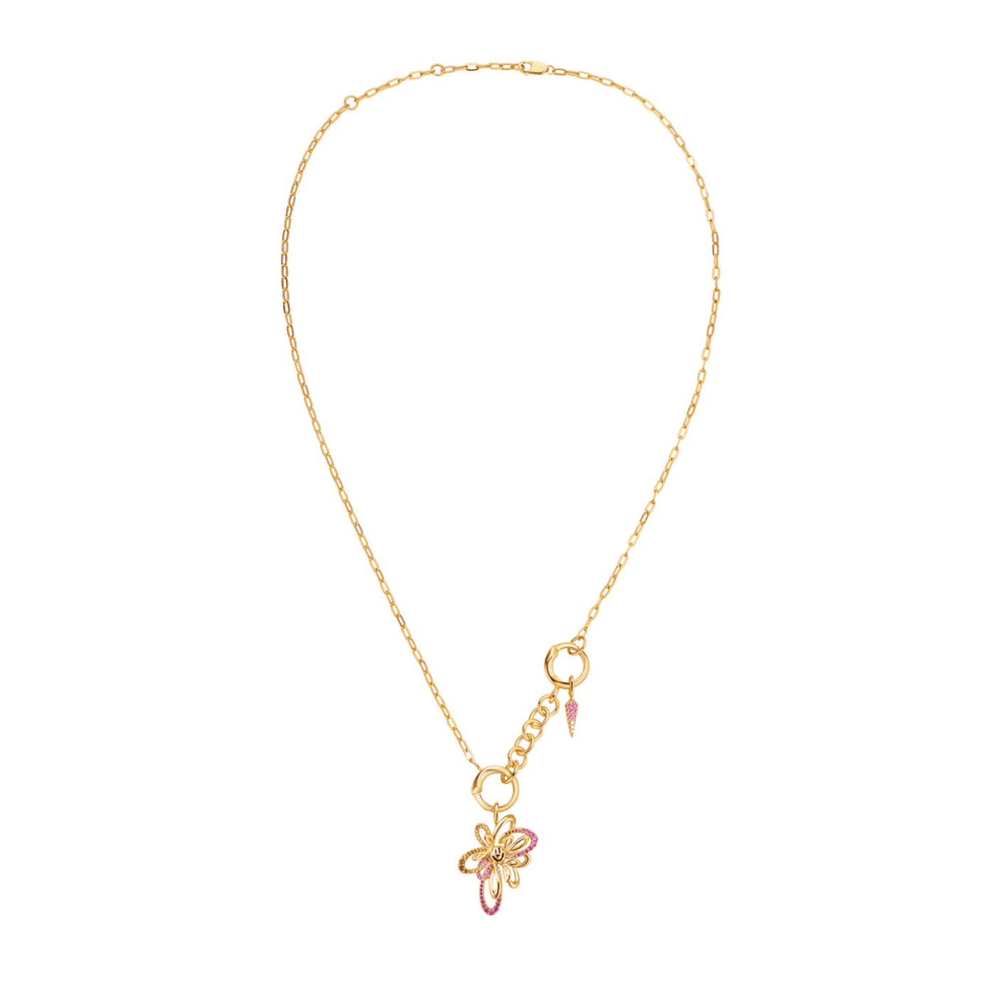 Charm für Ketten und Armbänder 925er Silber gelb vergoldet Rising Sun Charm für Ketten und Armbänder 925er Silber gelb vergoldet Rising Sun