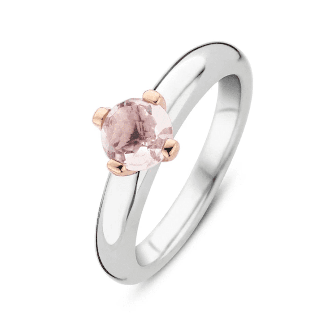 Edelsteinring 925er Silber bicolor Golden Glow Edelsteinring 925er Silber bicolor Golden Glow