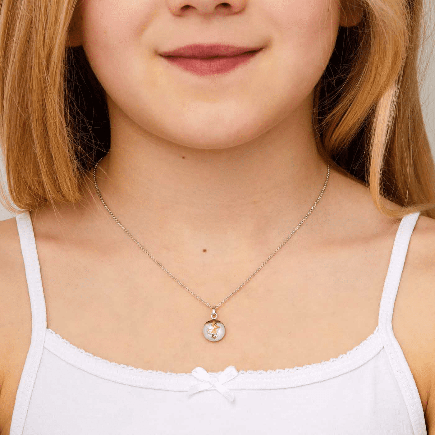 Kette 925er Silber Ente Flatterhaft Kette 925er Silber Ente Flatterhaft