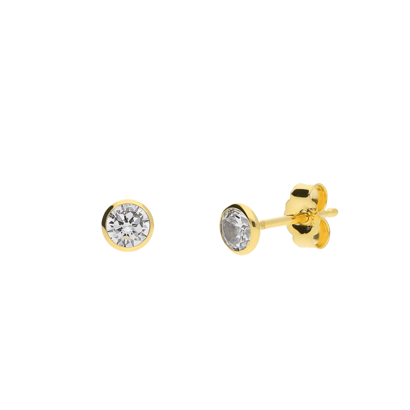 Ohrringe Zirkonia 333er Gelbgold  Ohrringe Zirkonia 333er Gelbgold