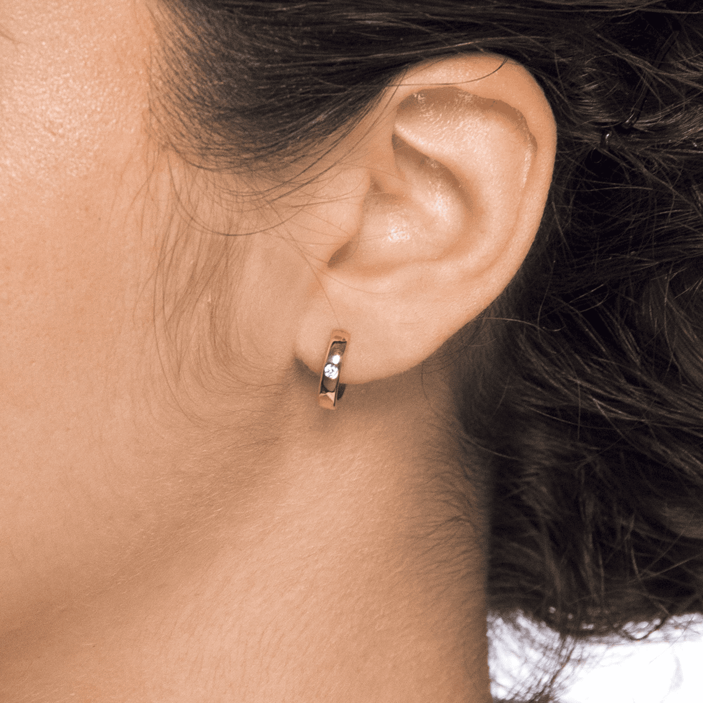 Ohrringe Zirkonia 333er Gelbgold 