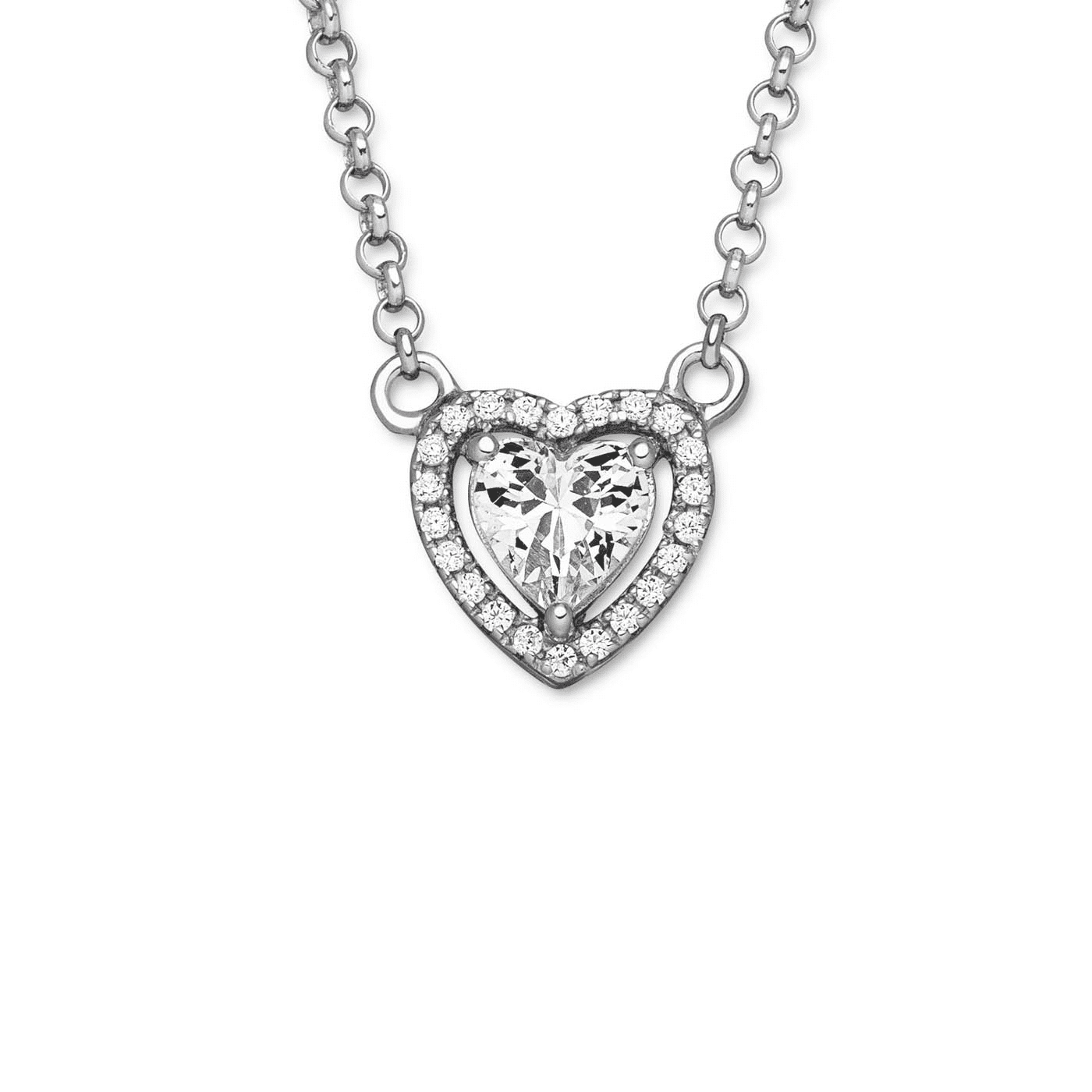 Kette Zirkonia 925er Silber  Kette Zirkonia 925er Silber