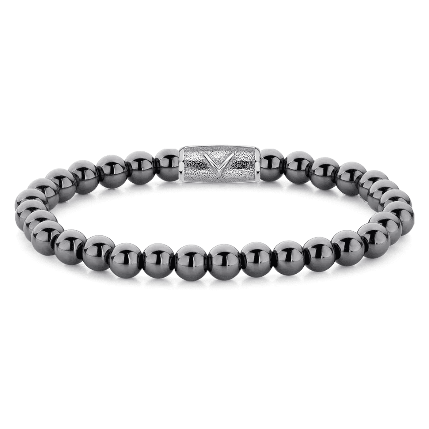 Armband Edelstahl Grey Silver Shine DV