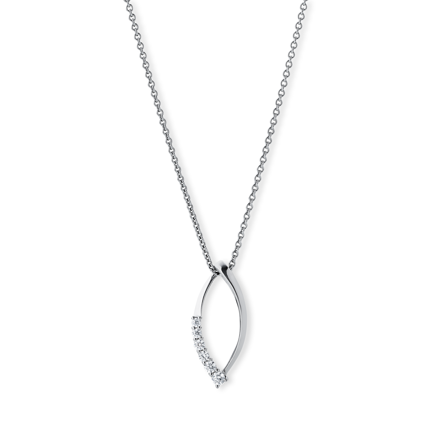 Kette Zirkonia 925er Silber  Kette Zirkonia 925er Silber