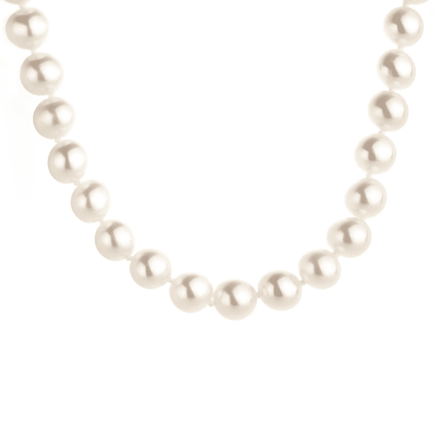 Perlenkette 925er Silber vergoldet Süßwasser-Zuchtperle