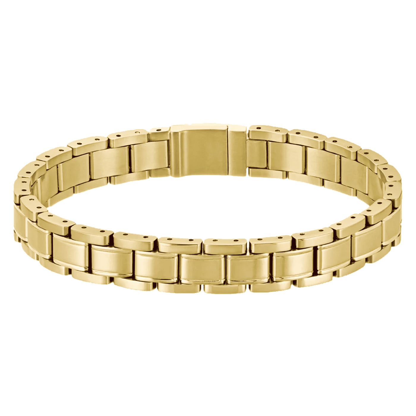 Armband Edelstahl gelb vergoldet Metal Link Essential