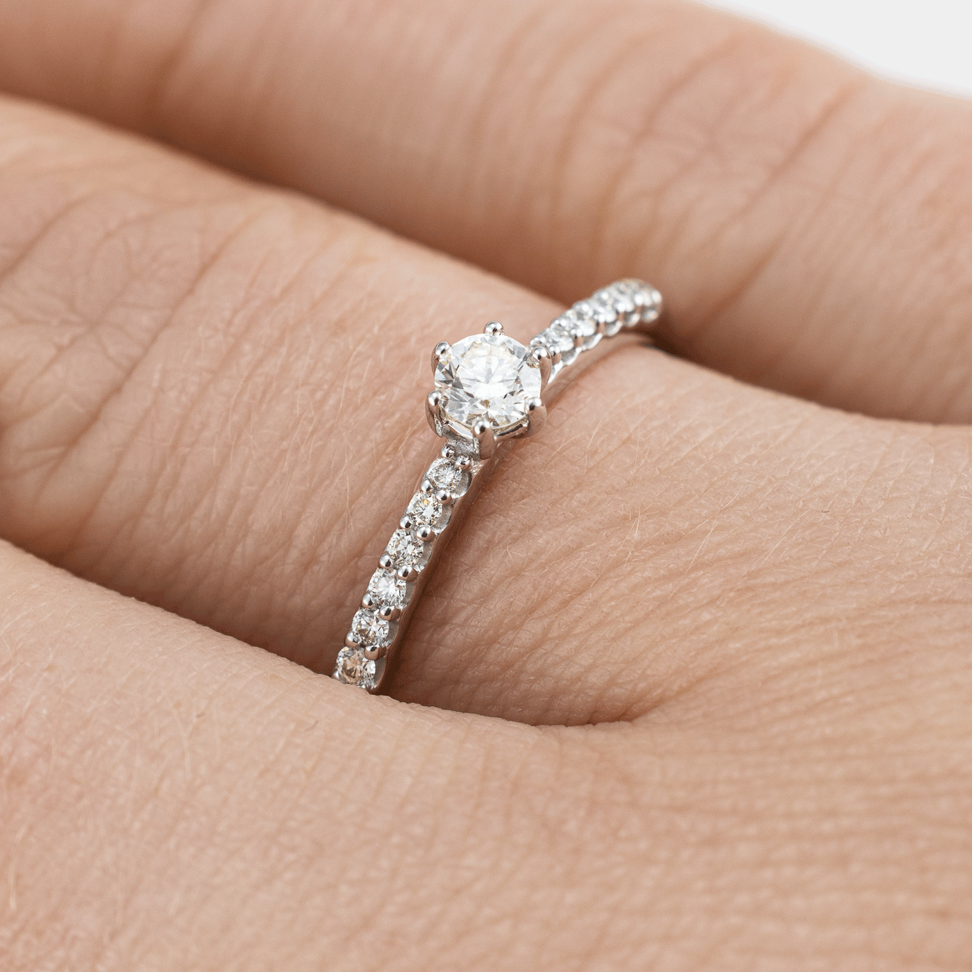 Ring Diamant zus. ca. 0,25 ct. 585er Weißgold Ariane