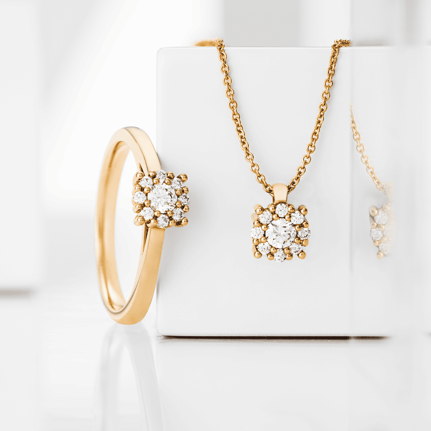 Kette Diamant zus. ca. 0,20 ct. 585er Gelbgold MONATSSPECIAL Kette Diamant zus. ca. 0,20 ct. 585er Gelbgold MONATSSPECIAL